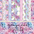 24 Sheets of Spring Flowers Theme Scrapbook Paper, 6 Inchs Origami Vintage Journaling Scrapbooking Supplies, Cardstock Craft Kits for Planners Bac...