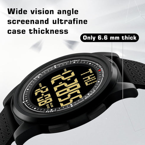 NN BEN NEVIS Watch for Men, Digital Watch with Stopwatch/Countdown/Alarm/Dual Time/Calender, Ultra-Thin Minimalist Fashion Simple Men's Wrist Watc...