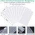Budget Binder, A6 Binder Money Organizer for Cash, Budget Binder with Zipper Envelopes System, Money Saving Binder Cash Stuffing Envelopes for Bud...