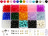 PAMIR TONG 440pcs 8mm Natural Chalcedony Beads Kits Gemstone Jade Glass Beads Round Loose Beads DIY Smooth Beads for Bracelet Necklace Jewelry Mak...