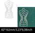 Cheongsam Frame Paper Cut Metal Craft Dies Card Making Stencils DIY Manual Scrapbooking New Embossing Dies 2024 (1491)...
