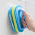 Ultimate Kitchen Cleaning Brush Set (2-Pack) with Handle - Pot Washing Sponge, High-Density Thick Scouring Pad, Sponge Block, Ceramic Tile Wall Cl...
