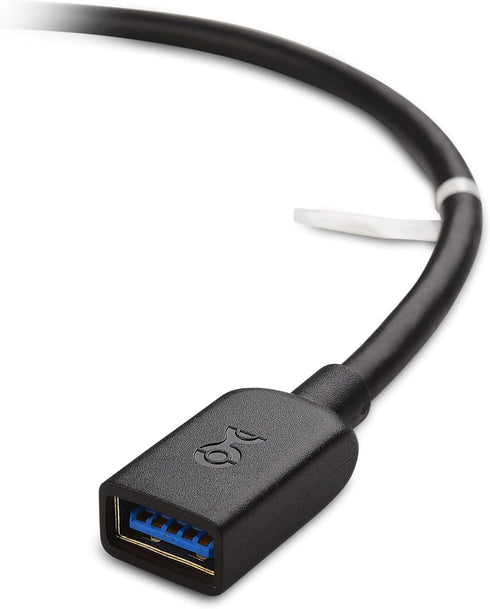 Cable Matters Long USB to USB Extension Cable 10 ft (USB 3.0 Extension Cable/USB Extender) in Black for Webcam, VR Headset, Printer, Hard Drive an...
