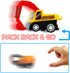 12-Piece Mini Truck Toy Kit - Pull Back Construction Vehicles for Kids, Great Party Favors, Birthday Gifts, Classroom Rewards, and Stocking Stuffe...