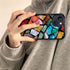 ZHEGAILIAN Case Compatible with iPhone 15 Case,stained glass mosaic fiesta fun Cases, Tempered Glass Back+Soft Silicone TPU Shock Protective Case ...