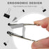 1/4-inch (32mm) Paper Holding Binder Clips Paper Clips for Notes Letter, Papers Binder Clamps use Office, Home, School, Institutions, Paper Holdin...
