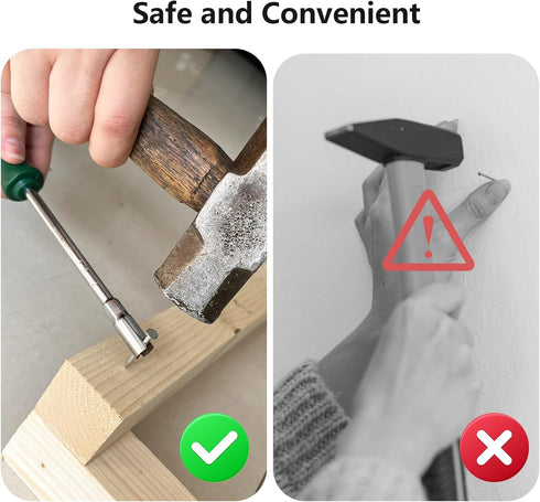 Holder Protect finger for Finish nails,Magnetic For Hammer Nail Holder, Anti-Smashing For Finger Protect Pliers...