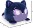 TeeTurtle - The Original Reversible Wolf Plushie - Galactic Purple - Cute Sensory Fidget Stuffed Animals That Show Your Mood...