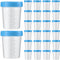 25 Pcs Disposable Specimen Cup Urine Cups 4oz Specimen Container with Leak Proof Screw on Single Use Stool Sample Collection Kit for Safe Urine Pe...