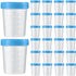 25 Pcs Disposable Specimen Cup Urine Cups 4oz Specimen Container with Leak Proof Screw on Single Use Stool Sample Collection Kit for Safe Urine Pe...