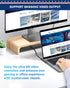 90 Degree Right Angle USB C Adapter 40Gbps Data Transfer USB 4.0/Thunderbolt 4 Type C Male to Female Connector Extender for Mobile Phone, Switch, ...