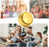 Neutral Recordable Sound Button –Record Talking Button - Record & Playback Your Own Message - 30 Second Recording Button (Golden)...
