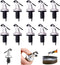 10 PCS Oil Pour Spouts, Olive Oil Vinegar Wine Dispenser with Leak-Proof Cap,Oil Bottle Stopper for Kitchen and Bar...