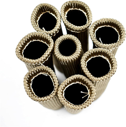 labwork Titanium 1800° Spark Plug Wire Boots Heat Shield Protector Sleeve Replacement for SBC BBC 350...