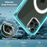 Clear Magnetic Case for iPhone 11 with Mag-Safe Wireless Charging, Soft Silicone TPU Bumper Cover, Thin Slim Fit Hard Back Shockproof Anti-Yellow ...