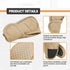 Car Gear Shift Cover, Waterproof PU Leather Automotive Gear Stick Shift Knob Rod Dust Cover Protector Car Interior Accessories for Most Cars Truck...