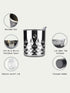 Drinco- 10oz Stainless Steel Tumbler, Vacuum Insulated Tumbler Whiskey Glass, Rocks Glass, GULT (10oz Whiskey Tumbler, Diamond)...