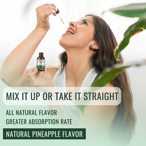 (2 Pack) Magnesium Glycinate Supplement, Magnesium Liquid Drops with Magnesium Glycinate 500mg Ashwagandha, L - Theanine, Chamomile -Supports Opti...