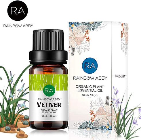 Vetiver Essential Oil, 100% Pure Natural Aroma Vetiver Oil for Diffuser (10ML)...