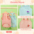 2 Pieces Pet Clothes Summer Dog Dress Flower Embroidery Puppy Vest Cute Dog Cat Shirt Soft Breathable Pet Outfit for Small to Medium (Large)...