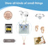 Mini Coin Purse Keychain Cute Owl Backpack Change Wallet Bags Jewelry Pouch with Keyring for Women Storage Coins...