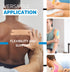 Joint Forces Waterproof Kinesiology Tape - 2 inches x 16.5 ft. per roll, Latex-Free, for Muscle Pain Relief and Joint Support (Blue)...