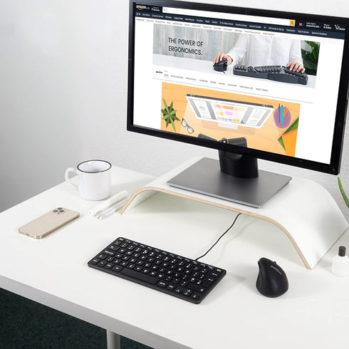 Perixx PERIBOARD-432 Wired Mini USB Keyboard - X Type Scissor Keys - Big Print Keys - US English, Black...