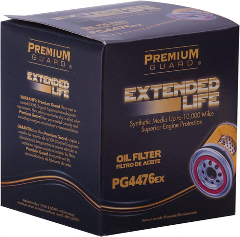 PG Oil Filter, Extended Life PG4476EX |Fits 1985-2020 various models of Chevrolet, Daihatsu, Geo, Infiniti, Lexus, Lotus, Nissan, Pontiac, Scion, ...