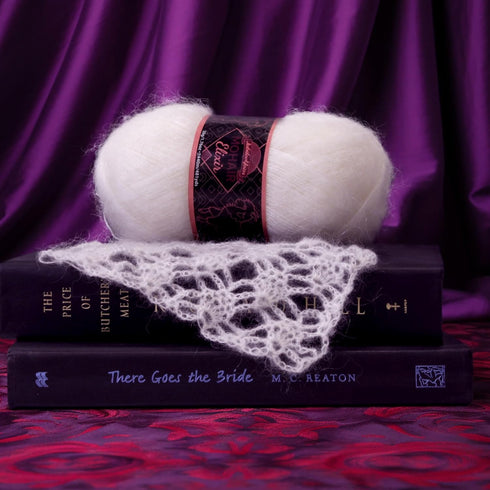 JubileeYarn Mohair Elixir Yarn - Baby Wool Blend - 50g/Skein - Manhattan - 2 Skeins......