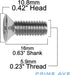Stainless Steel Brake Disc Rotor Screws Compatible/Replacement For Audi & VW (Pack of 8)...