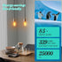 AMDTU Dimmable Edison Bulbs 60 Watts Equivalent, 600 Lumens LED Bulbs 7W, Ultra Filament Cross E26 Base Edison LED Bulbs, Warm Yellow 2200K T45 Am...