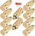 Brass Misting Nozzle, 10 Pack High Pressure Spray Misting Nozzle 10/24 UNC Outdoor Anti-drip Fogging Spray Head Misting System Nozzle for Landscap...