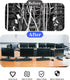 10 Packs Black Desk Grommet, 1 Inch Plastic Desk Cable Wire Grommet Hole Cover Desk Cord Hole Cover for Office PC Desk Cable Cord Organizer (25mm)...