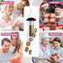 Solar Sun Wind Chimes for Outside Solar Sun Moon Star Wind Chimes Outdoor Hanging Lights Warm LED Outdoor Sun Decor Sun Gifts for Wife Mother Gran...