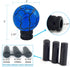 Gear Shifter Handle, Marble Ball Shape MT Car Stick Shift Knob Fit Most Automatic Manual Transmissions, Blue...