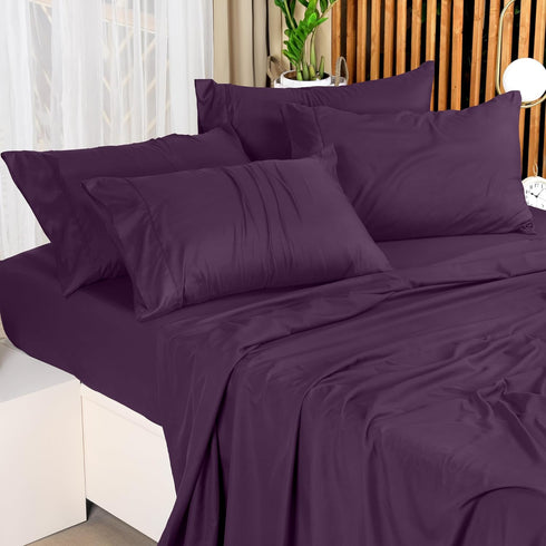 Utopia Bedding Queen Sheet Set – 4 Piece Bed Sheets for Queen Size Bed, Soft and Breathable Microfiber, Includes 1 Fitted Sheet, 1 Flat Sheet and ...