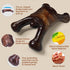 Dog Chew Toys for Aggressive Chewers, Heavy Duty Dog Toy, Real Bacon Flavored, Dog Toys for Aggressive Chewers, Dog Toys for Medium Large Dogs, To...