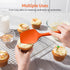 U-Taste Silicone Spoon Spatula Set, 600ºF High Heat Resistant Food Grade Flexible Rubber Scraper, Integrated Cooking Mixing Baking Kitchen Utensil...