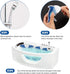 Non Slip Shark Bathtub Stickers, 20 PCS Adhesive Kids Anti Slip Decal Treads for Shower and Bath Tub with Premium Scraper, Each About 4.7" x 3.2"...