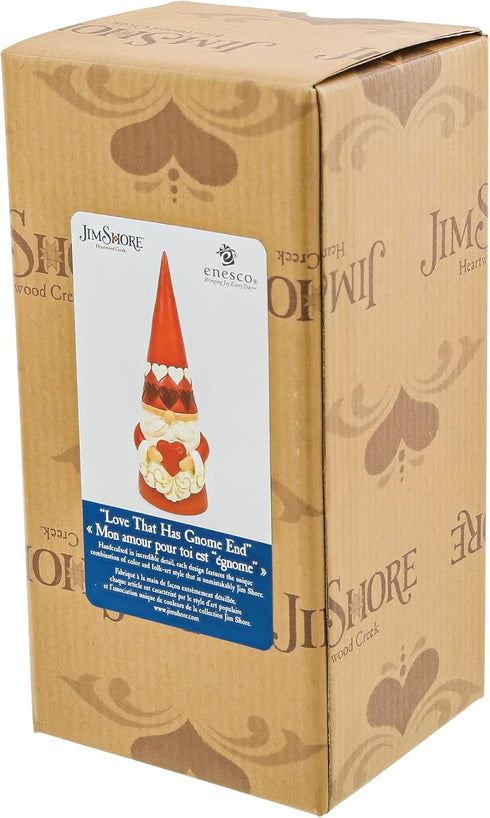 Enesco Jim Shore Heartwood Creek Gnome Holding a Heart Figurine, 6.5 Inch, Multicolor...