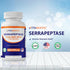 Vitamatic Serrapeptase 240,000 SPU Servings, 120 Delayed Released Capsules - Enteric Coated - Proteolytic Enzyme for Sinus, Respiratory & Joint- N...
