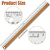 Metal Ruler 24 Inch Stainless Steel Ruler Non Slip Straight Edge Ruler, Metal Ruler with Cork Backing, Long Ruler Imperial and Metric for Student ...