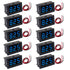 Digital Voltage Display?10Pack 0.56" Two-Wire DC 3V-30V Blue LED Voltmeter Waterproof Display Voltage Tester Meter...