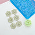 Dacmern Silk Screen for Polymer Clay, Silk Screen Stencils Reusable for Polymer Clay Earrings, Silkscreens for Clay Jewelry, Texture Sheets for Po...
