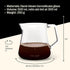 Fellow Mighty Small Glass Carafe - Manual Pour Over Coffee Beaker and Tea Steeper, Borosilicate Glass Decanter, 16.9 oz Clear Container...