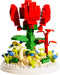 Flower Bouquets Building Sets,Mini Bricks Building Kit,DIY Building Blocks with Dust Cover, Forever Rose Home Decor, Birthday Gifts Valentines Day...