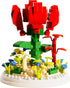 Flower Bouquets Building Sets,Mini Bricks Building Kit,DIY Building Blocks with Dust Cover, Forever Rose Home Decor, Birthday Gifts Valentines Day...