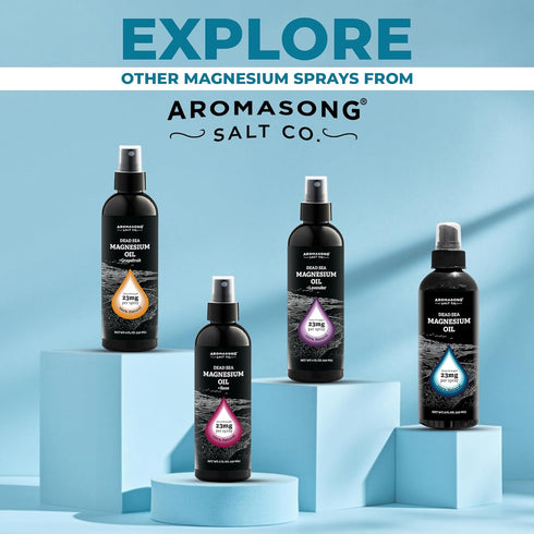Aromasong Rose Extra Strength Ultra-Pure Magnesium Spray (23mg Magnesium in Each Spray) 8 Oz, Known to be Used for Leg Discomfort and Promotes a C...