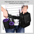 Powerextra Multifunction Outdoor Photography Adjustable Waist Strap Belt with D-rings for Hanging Tripod Lightweight Camera Bag Lens Pouch Flash B...