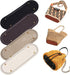 4 Pcs PU Leather Bag Bottom Shaper with Holes for DIY Bag Crochet, Atarvana Oval Bag Bottom Shaper Pads 12x4 Inch for DIY Purse Shoulder Bag Handb...